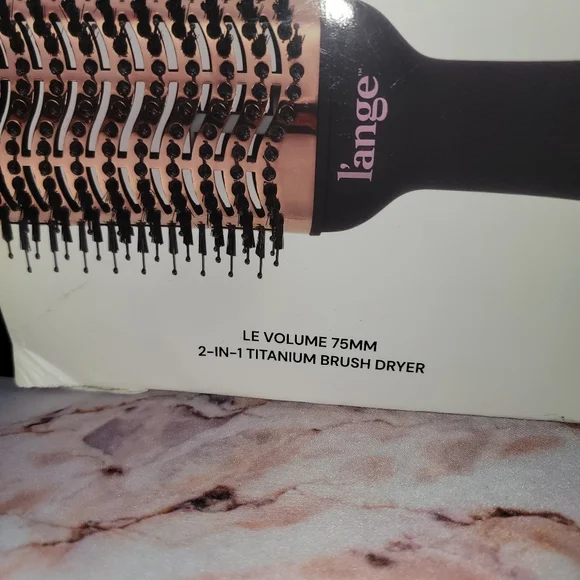 L’ange Le Volume 75MM 2-in-1 Titanium Brush Dryer New in open box